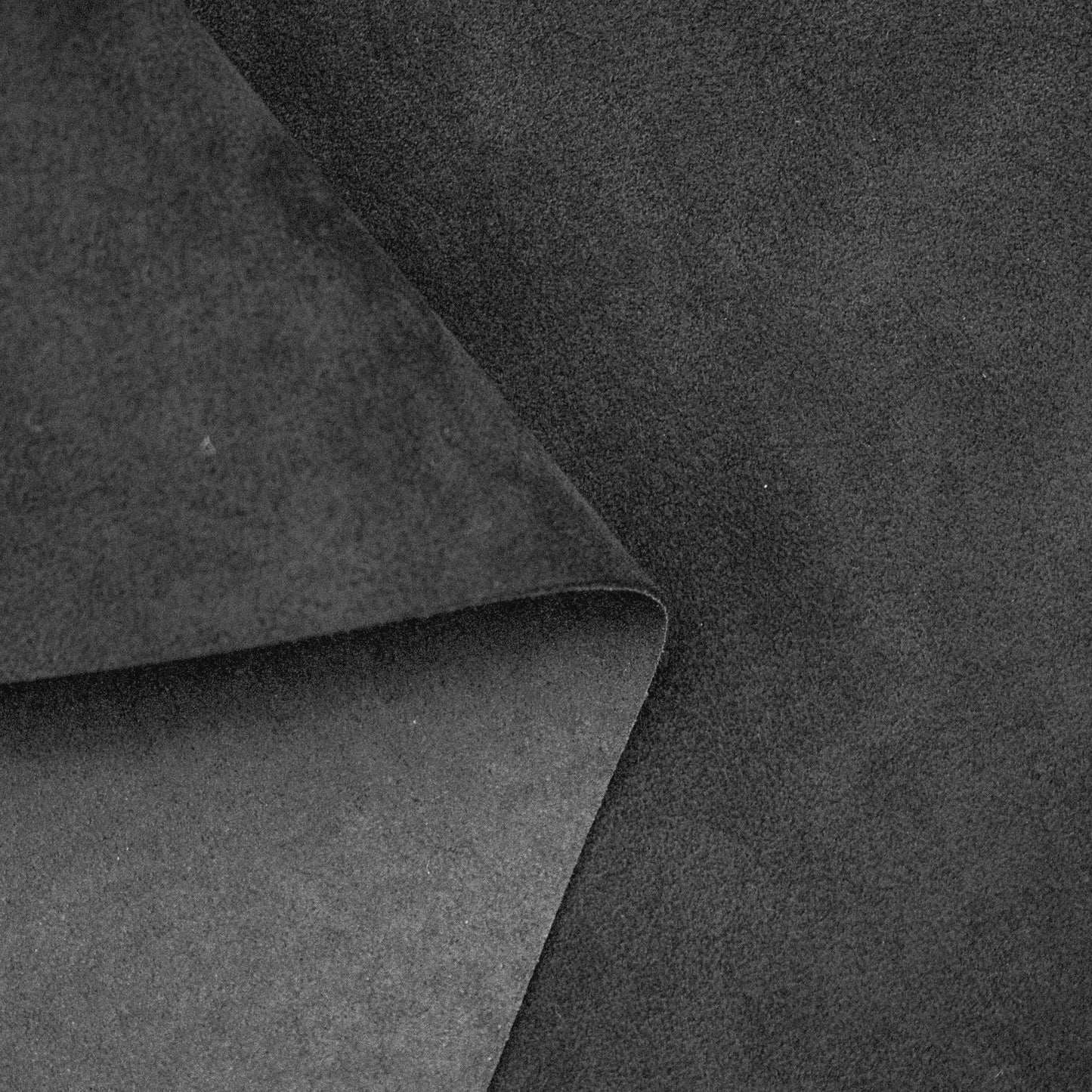 Black Felt Suede