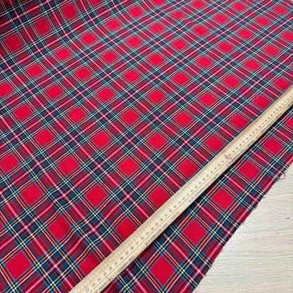 Brushed Cotton Tartan Fabric