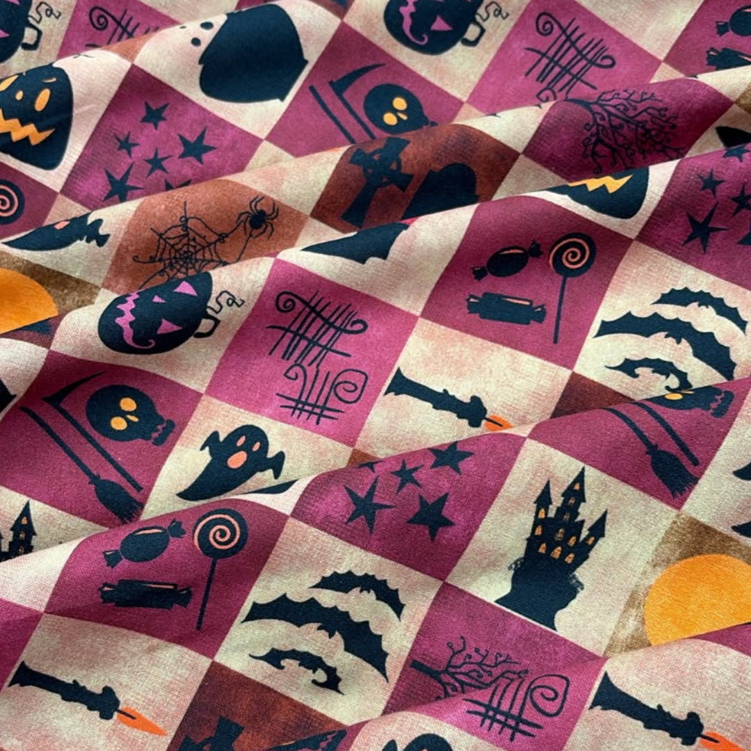 Halloween Fun! Organic Percale Cotton