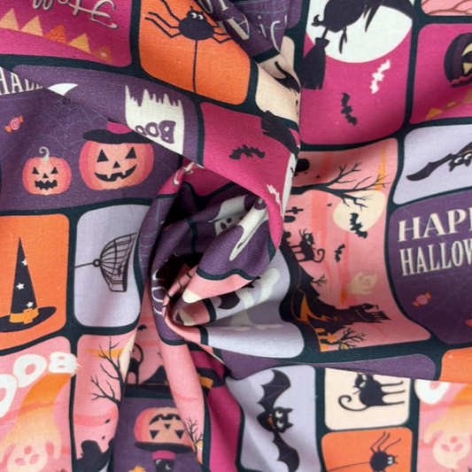 Halloween Fun! Organic Percale Cotton