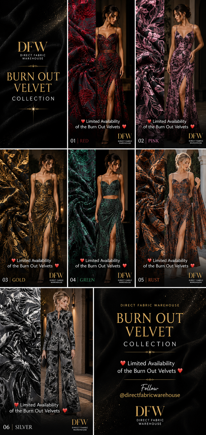 Burn out velvets