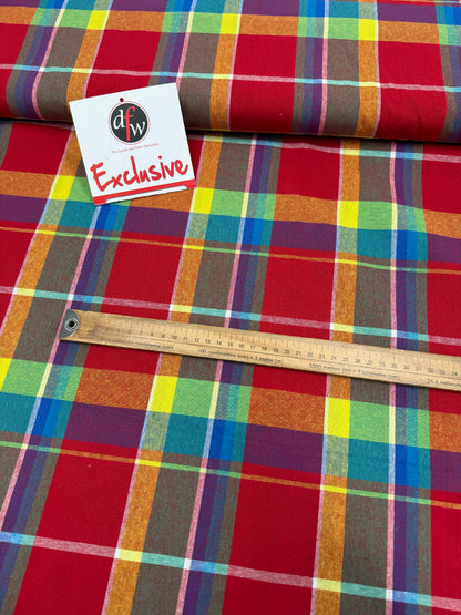 Madras Check Cotton