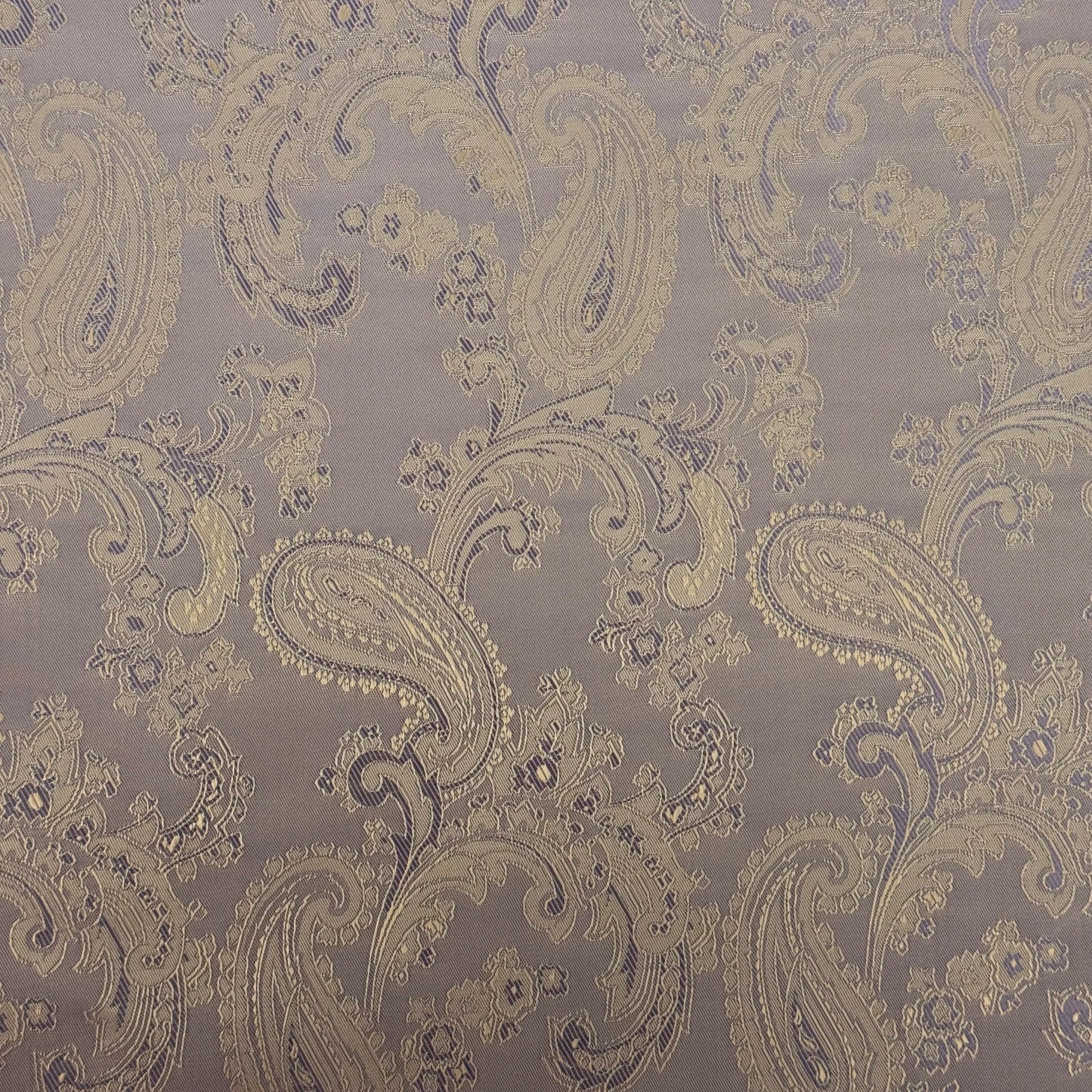 Paisley Jacquard fabric in Stone