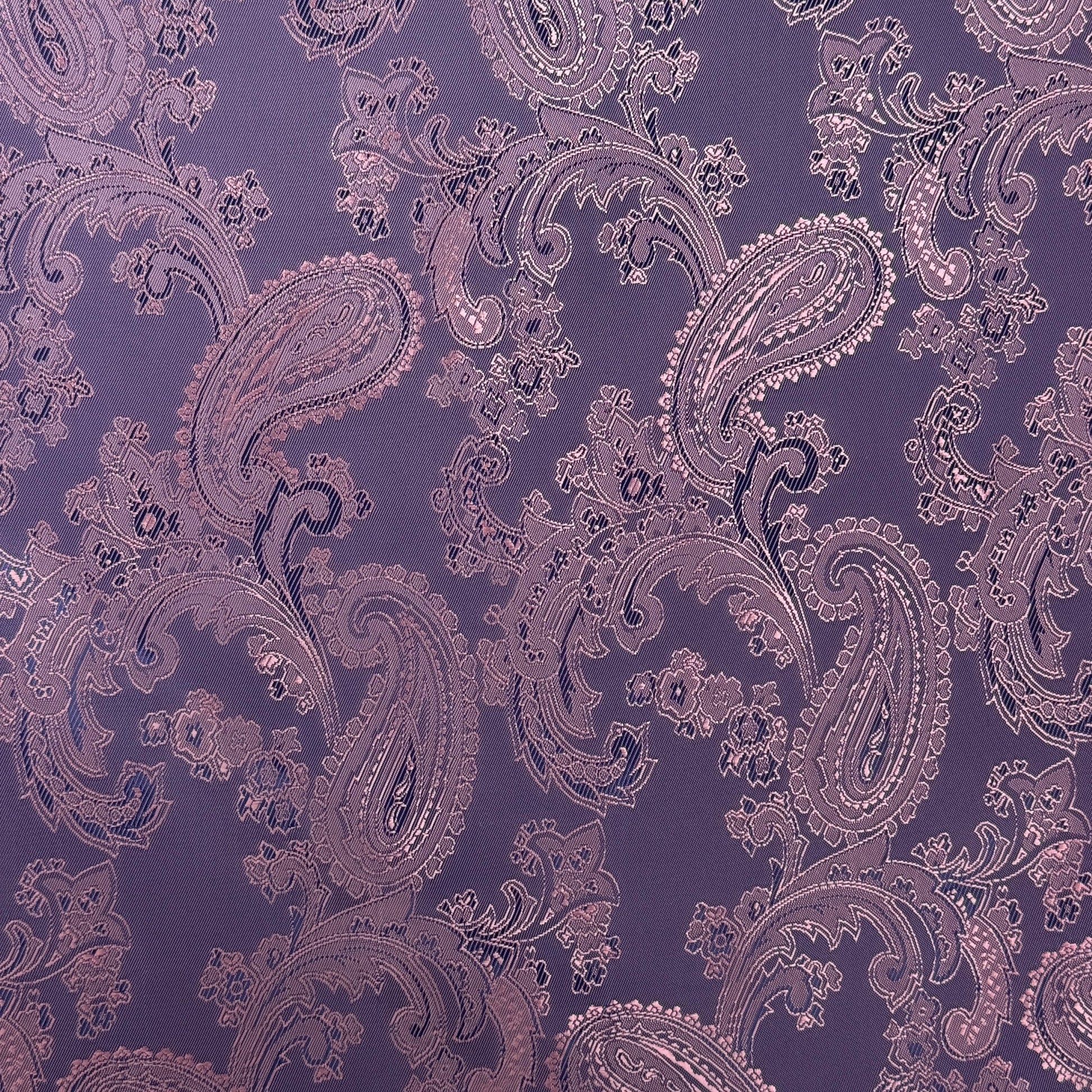 Paisley Jacquard fabric in Purple