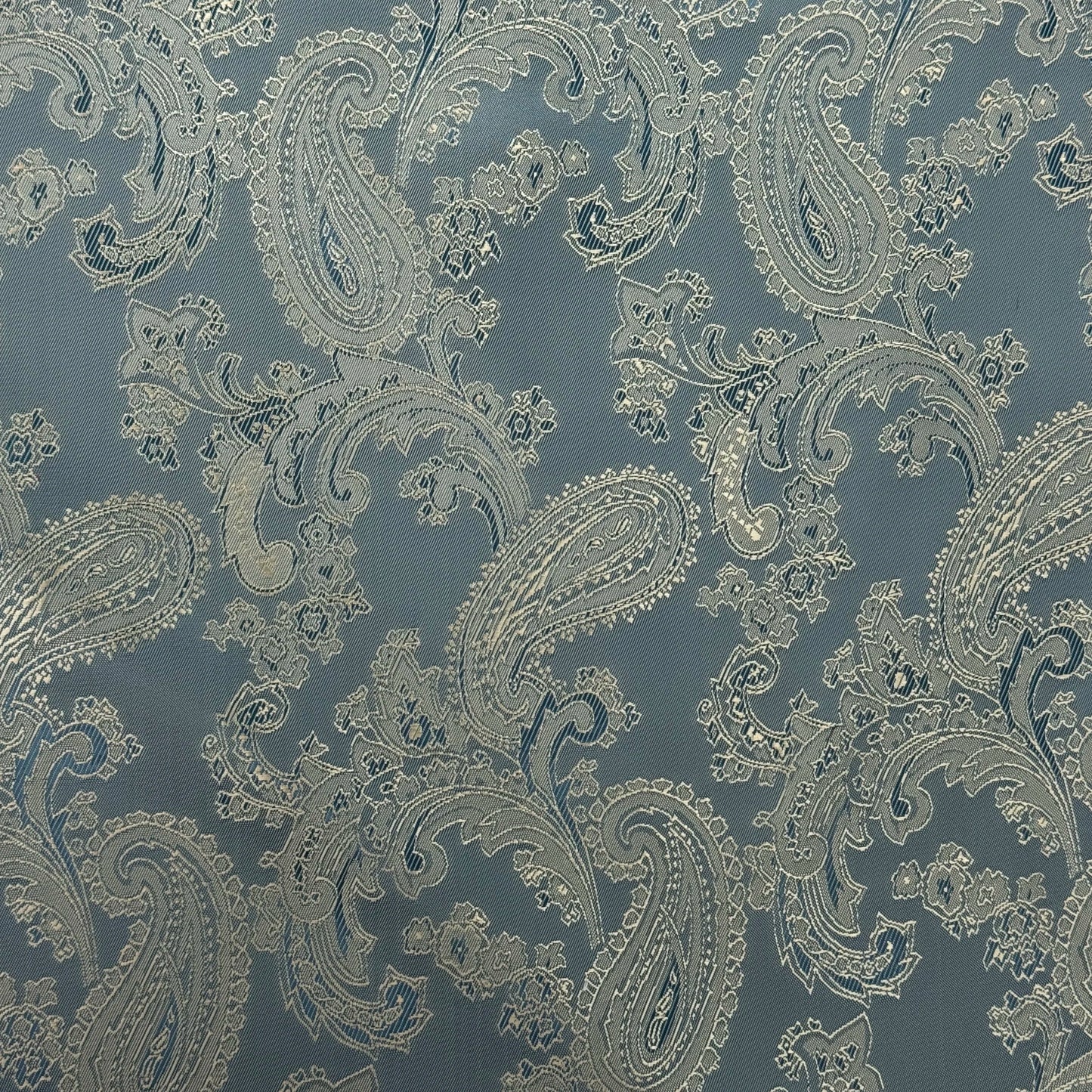 Paisley Jacquard fabric in Sky