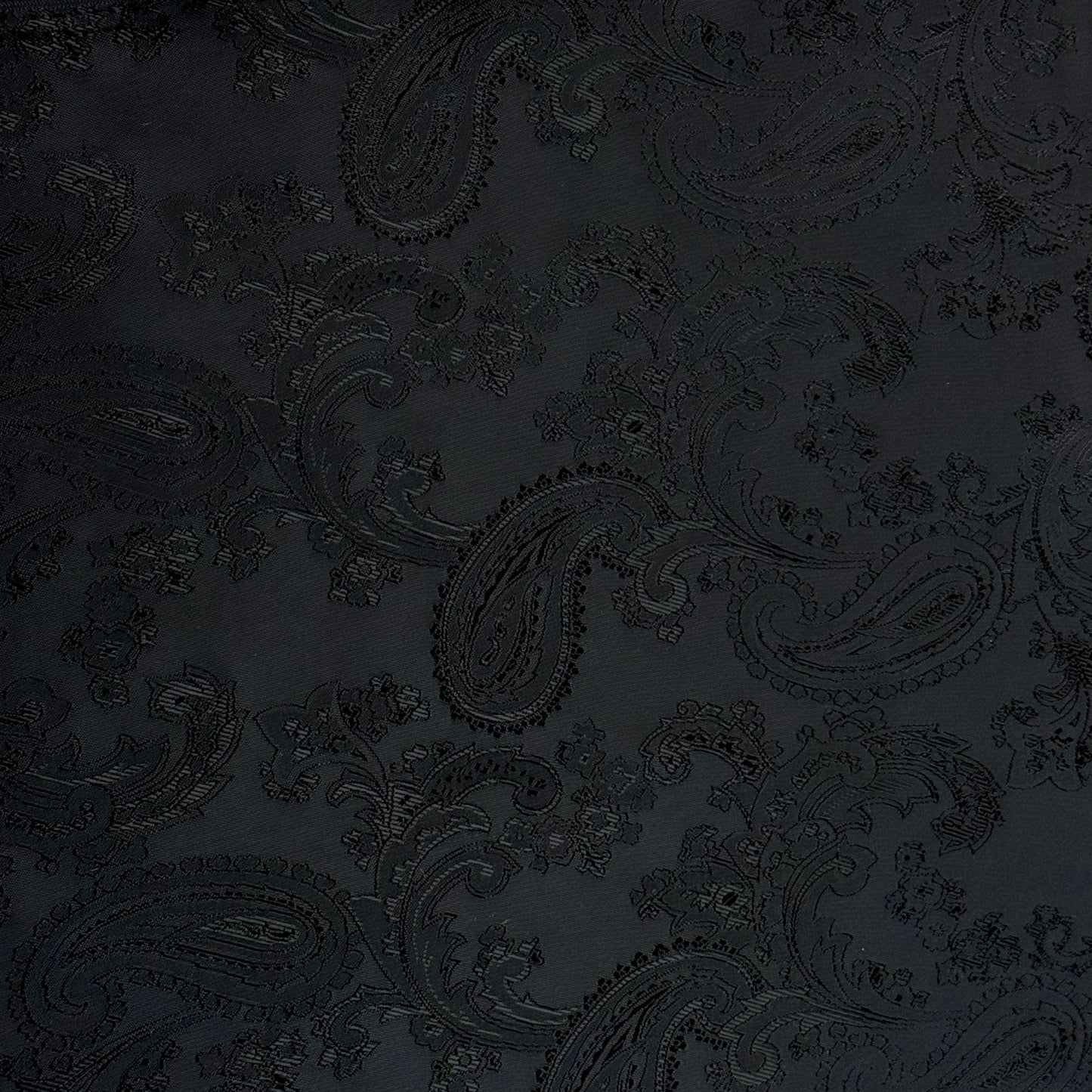 Paisley Jacquard fabric in Black