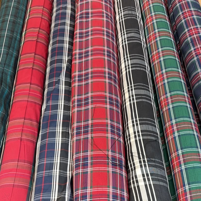 Taffeta Tartan Fabric