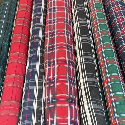 Taffeta Tartan Fabric