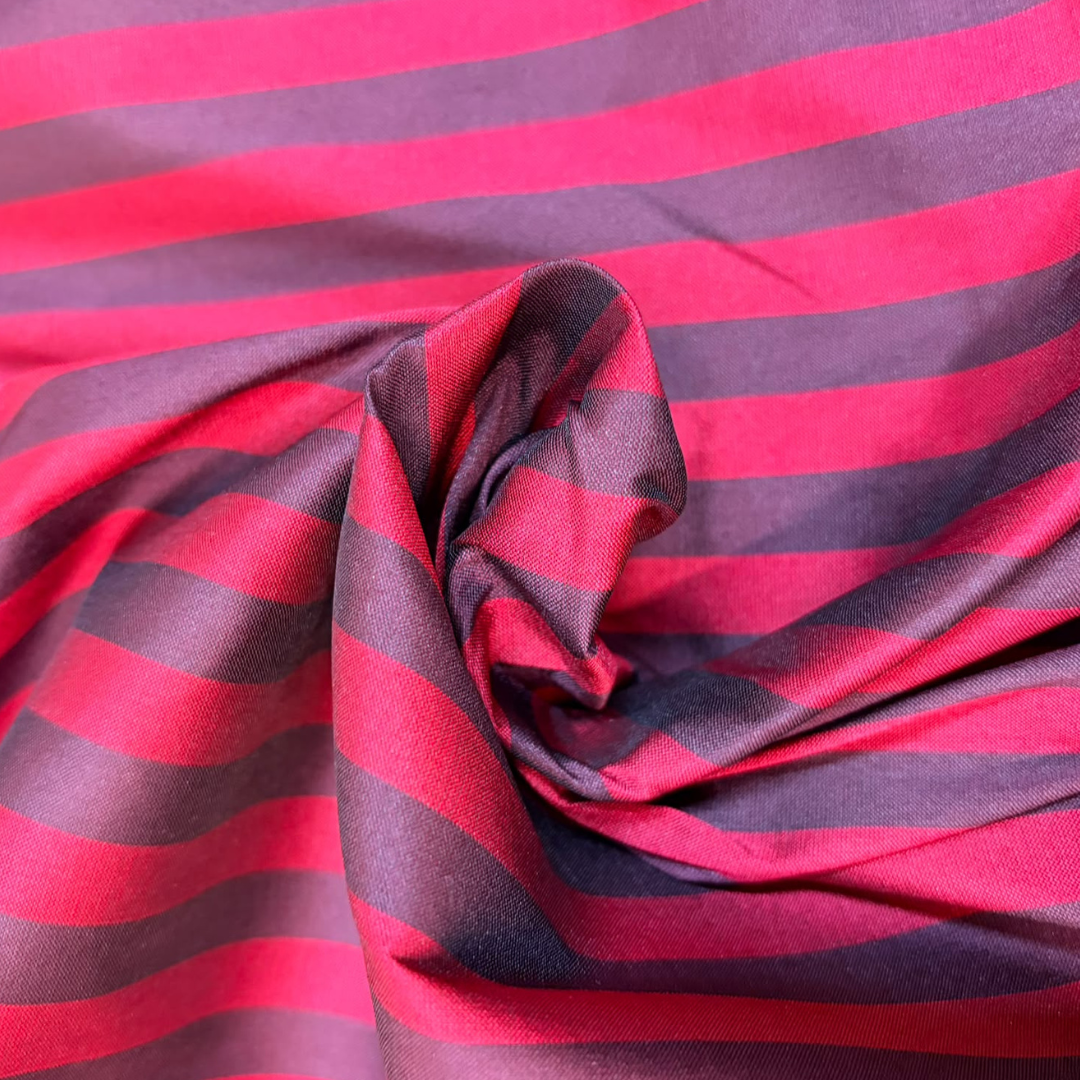 Polyester Taffeta Stripe Fabric